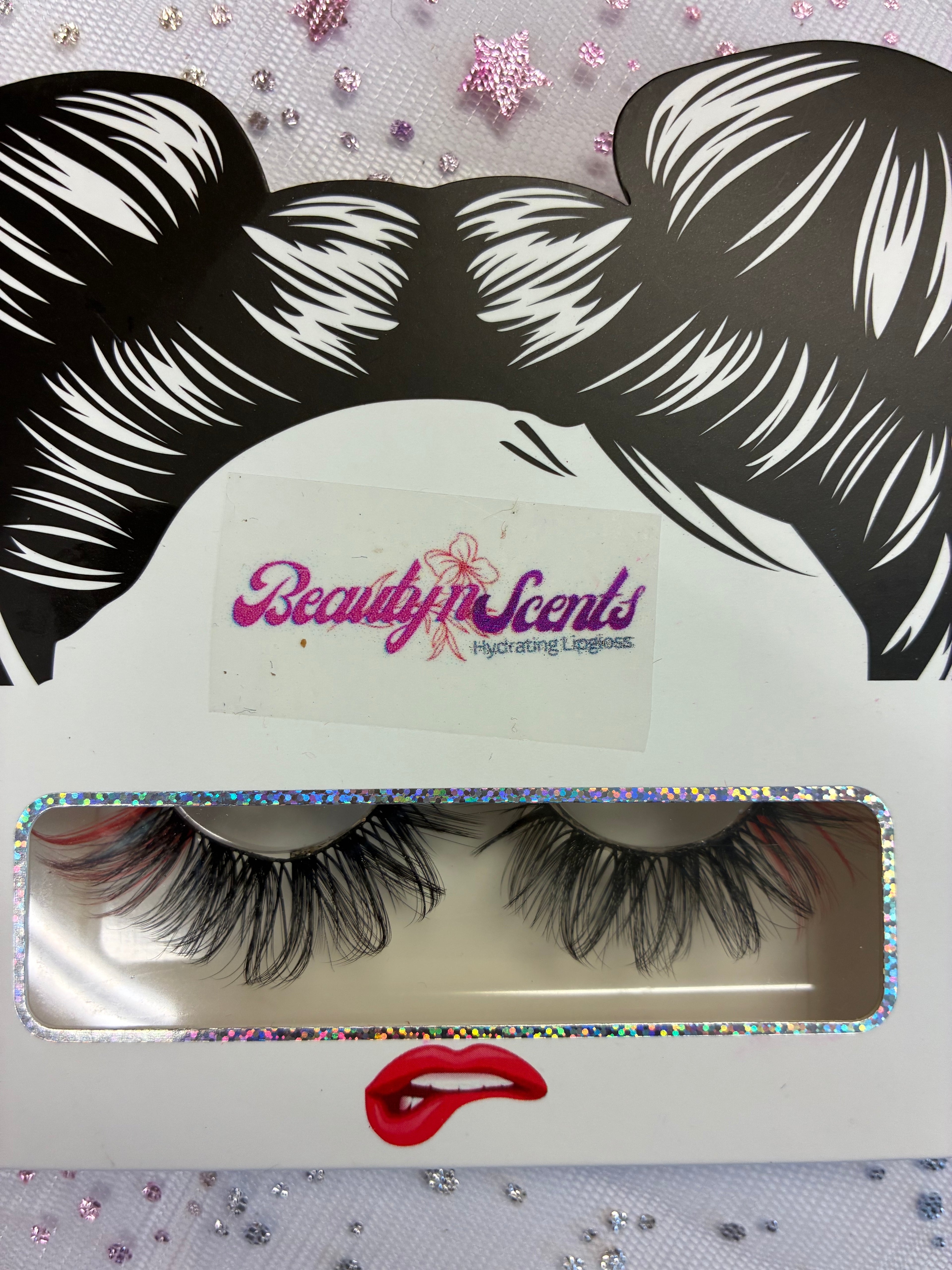 Pop of color lashes
