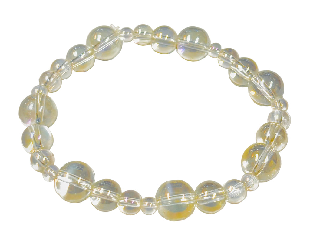 Clear beaded bracelet