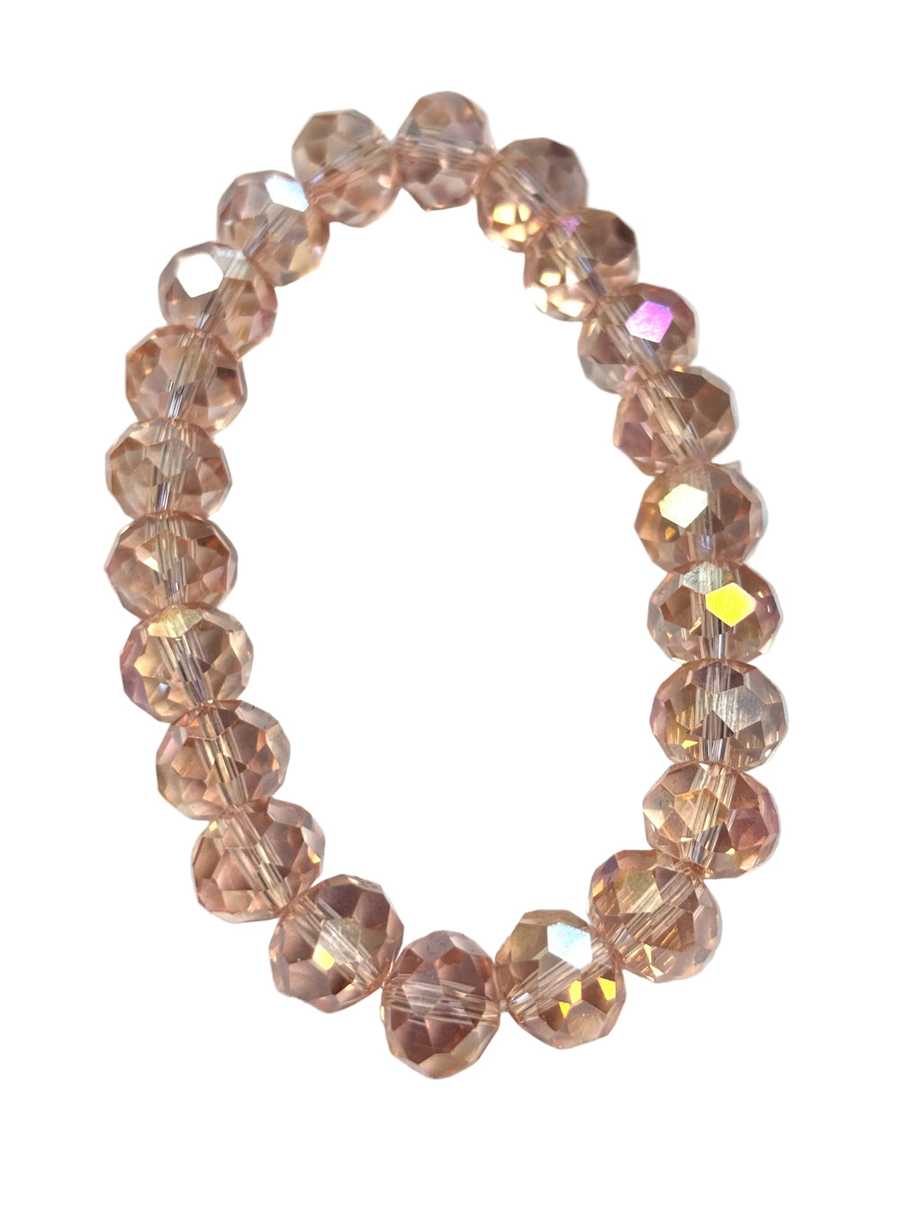 Rose gold beaded bracelet