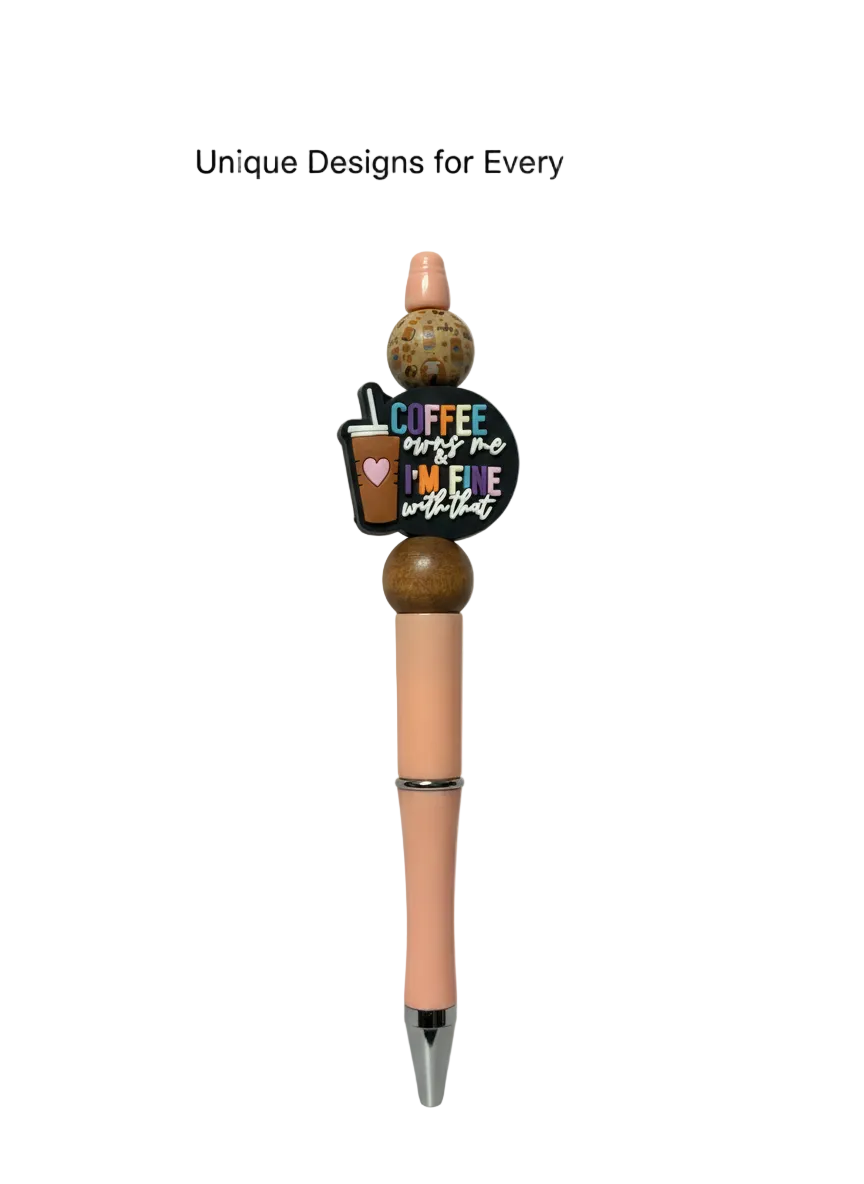 Beaded pens