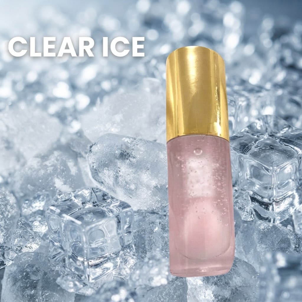 Clear ice lipgloss