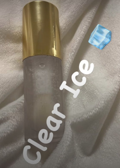 Clear ice lipgloss